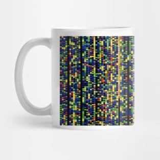 Screen showing a human genetic sequence (G210/0716) Mug